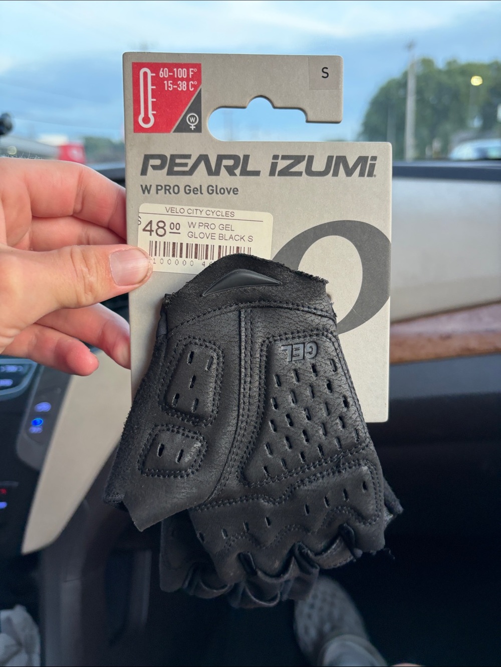 Pearl Izumi Black Half-Finger Cycling Gloves